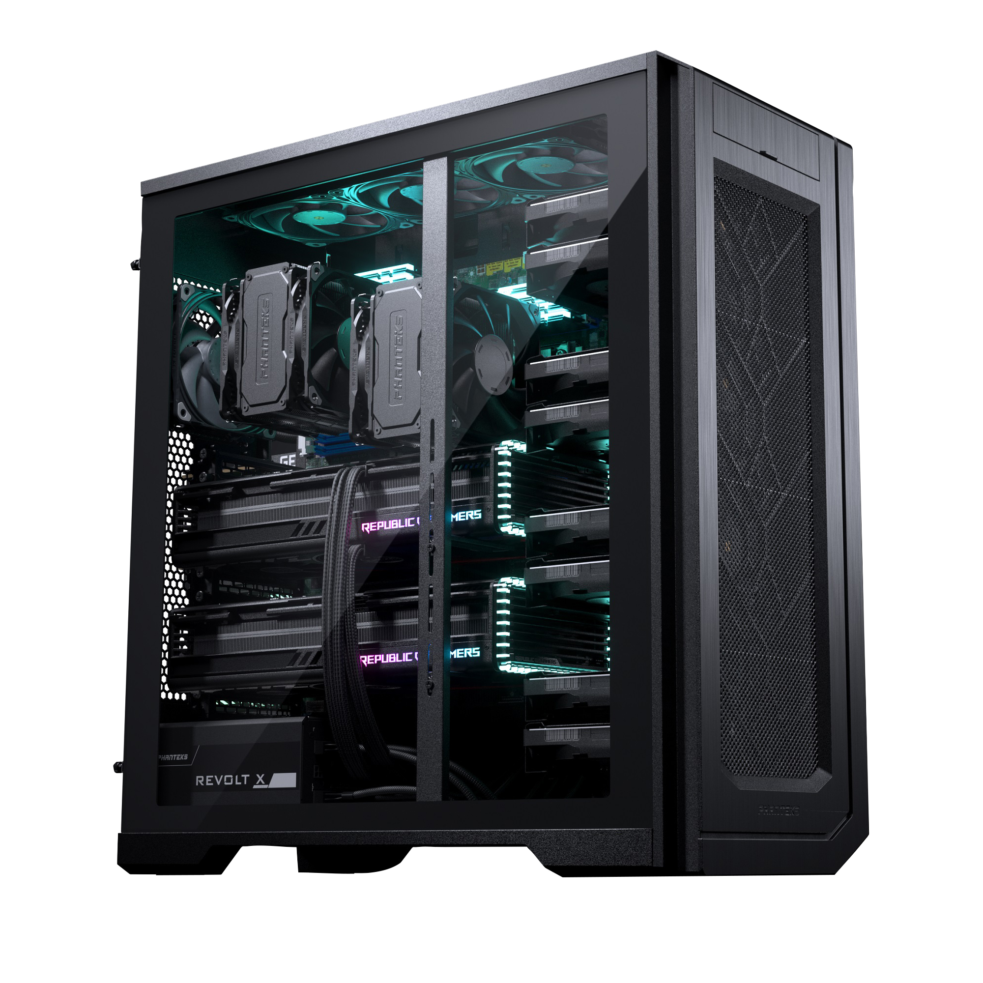 塔式 AI 工作站：金品 KD7104-V4 双路双卡液冷工作站｜AI 训练 / 建模仿真 / 图形渲染 / 科研计算旗舰方案