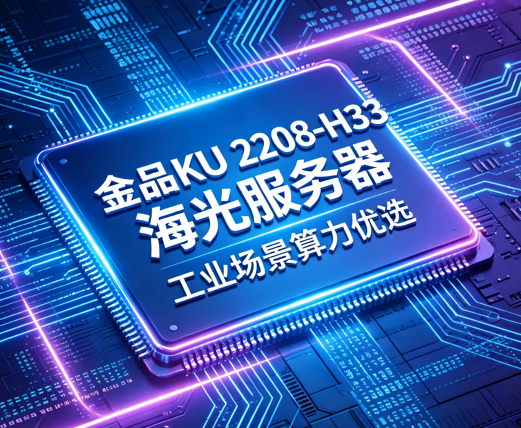 金品KU 2208-H33海光服务器：工业场景国产算力优质选择